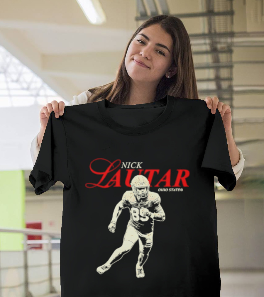 Nick Lautar Ohio State Buckeyes 89 NCAA T-Shirt