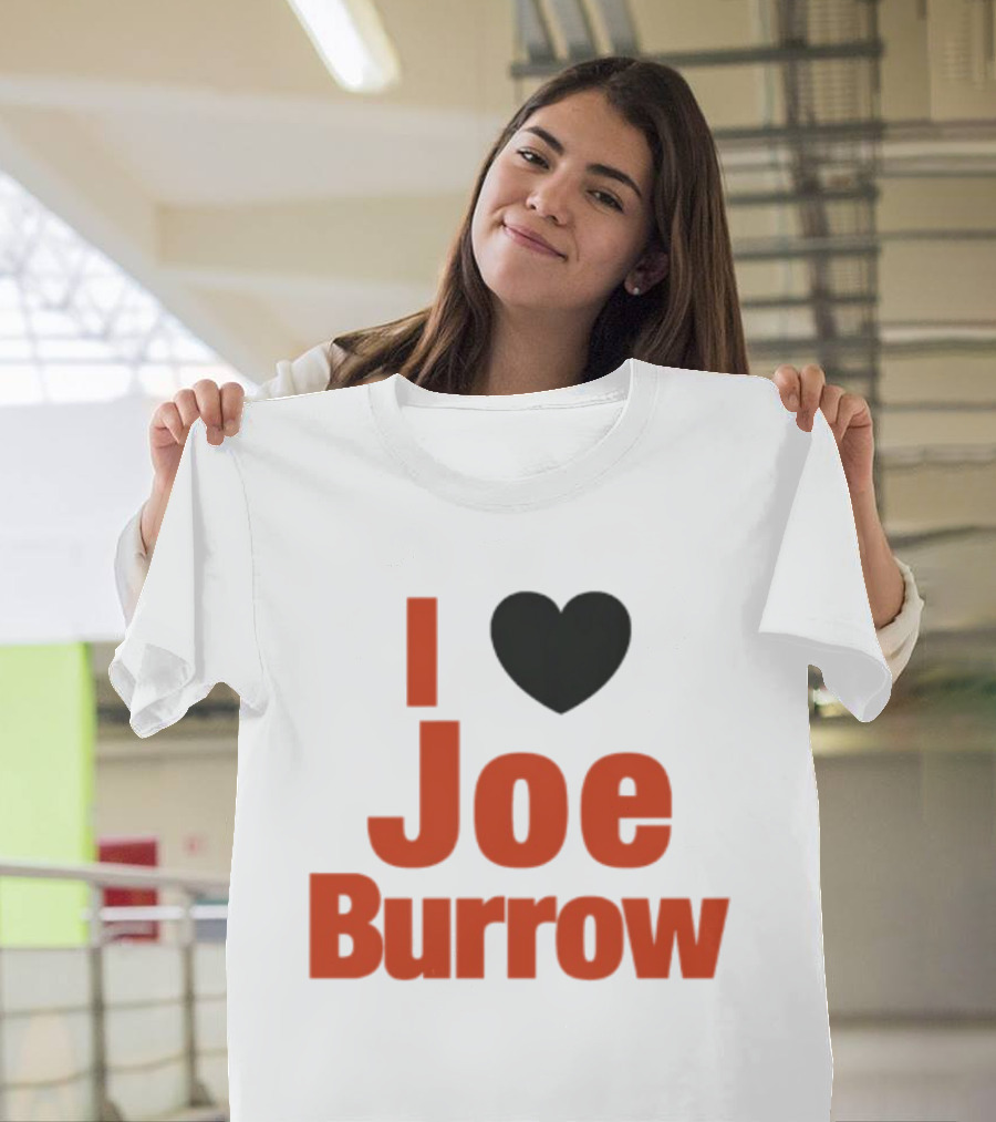 I Heart Joe Burrow Cincinnati Bengals 2026 Season T-Shirt
