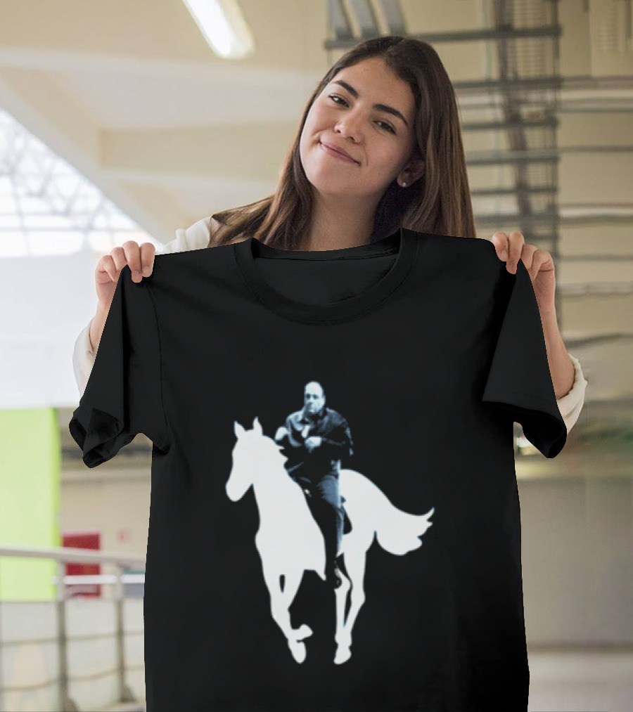 Rogue Co Pie O My Own Summer Millennial Sopranos Iconic Horse Scene T-Shirt