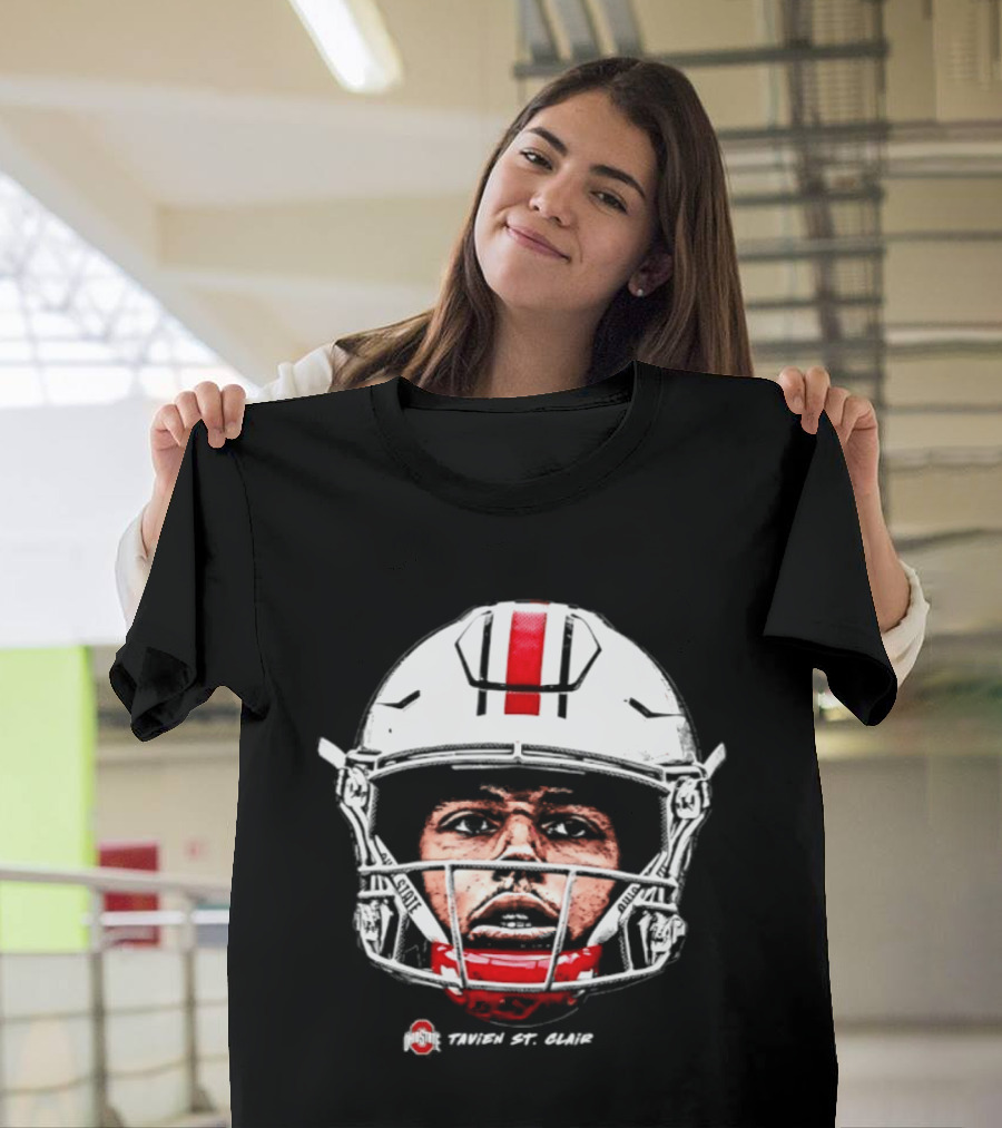 Ohio State Buckeyes Tavien St. Clair Game Face NCAA Football T-Shirt