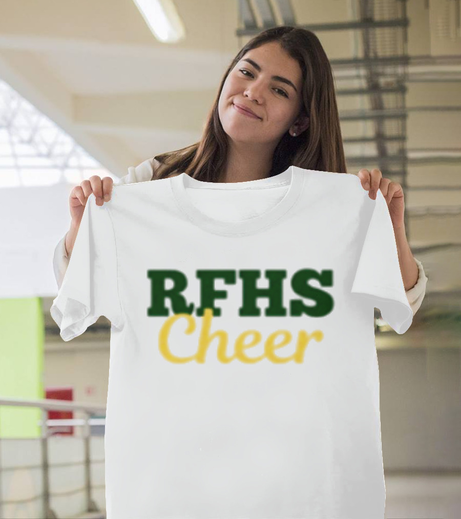 RFHS Cheer Roster Small Front White RF Store T-Shirt
