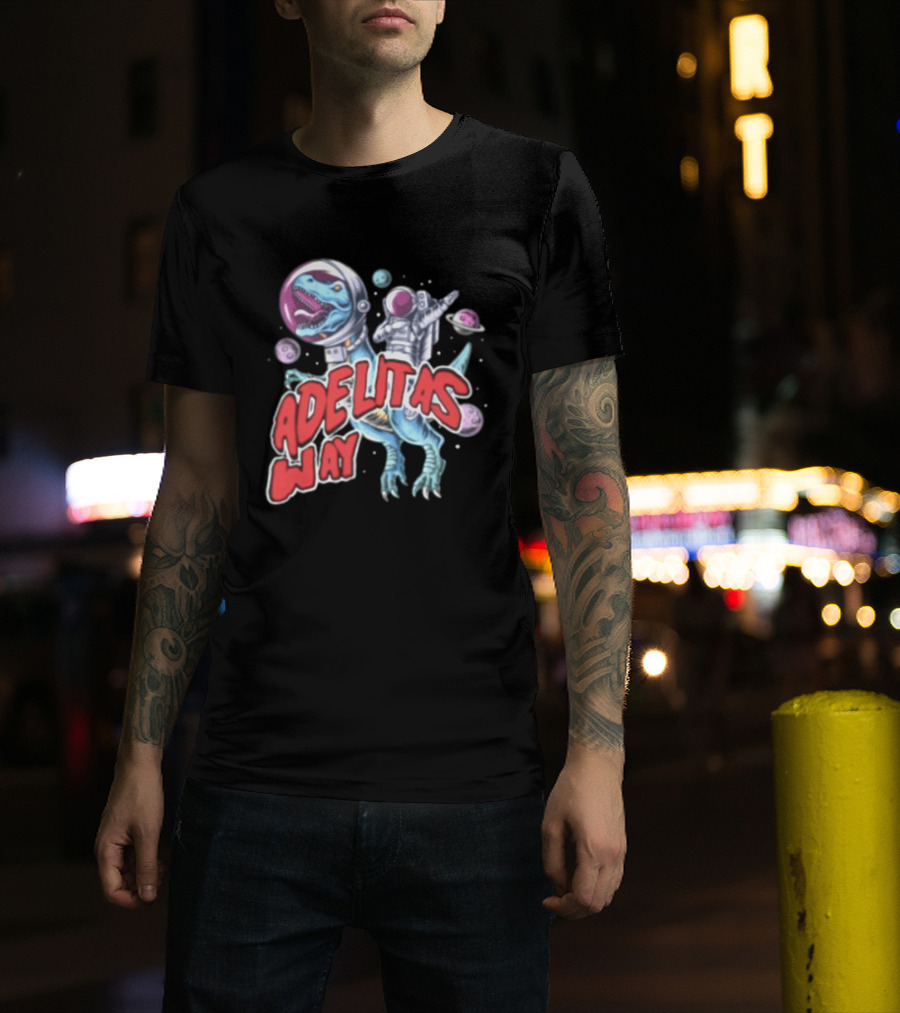 Adelitas Way Space Dinosaur Astronaut Rex T-Shirt