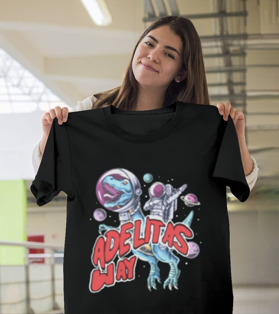 Adelitas Way Space Dinosaur Astronaut Rex T-Shirt