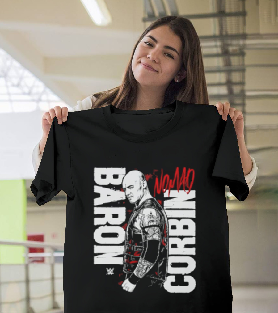 Baron Corbin WWE Nomad Vertical Name Wrestling Superstar T-Shirt