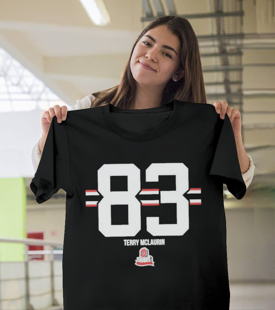 Terry McLaurin 83 Ohio State Buckeyes Football T-Shirt