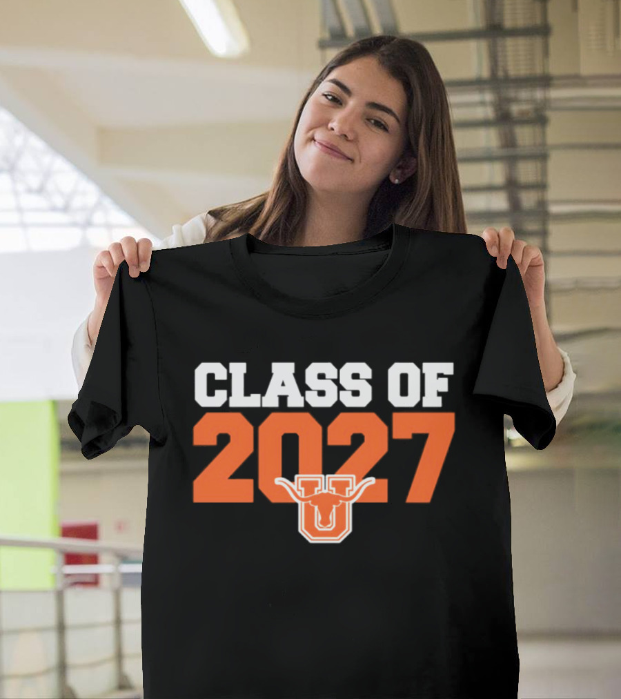 Texas Longhorns Class Of 2027 NCAA Football Longhorn T-Shirt