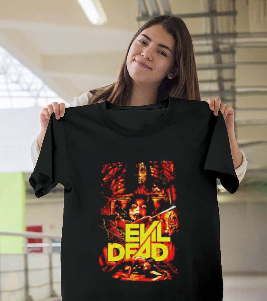 Evil Dead Classic Horror Movie Sam Raimi Iconic Cult T-Shirt