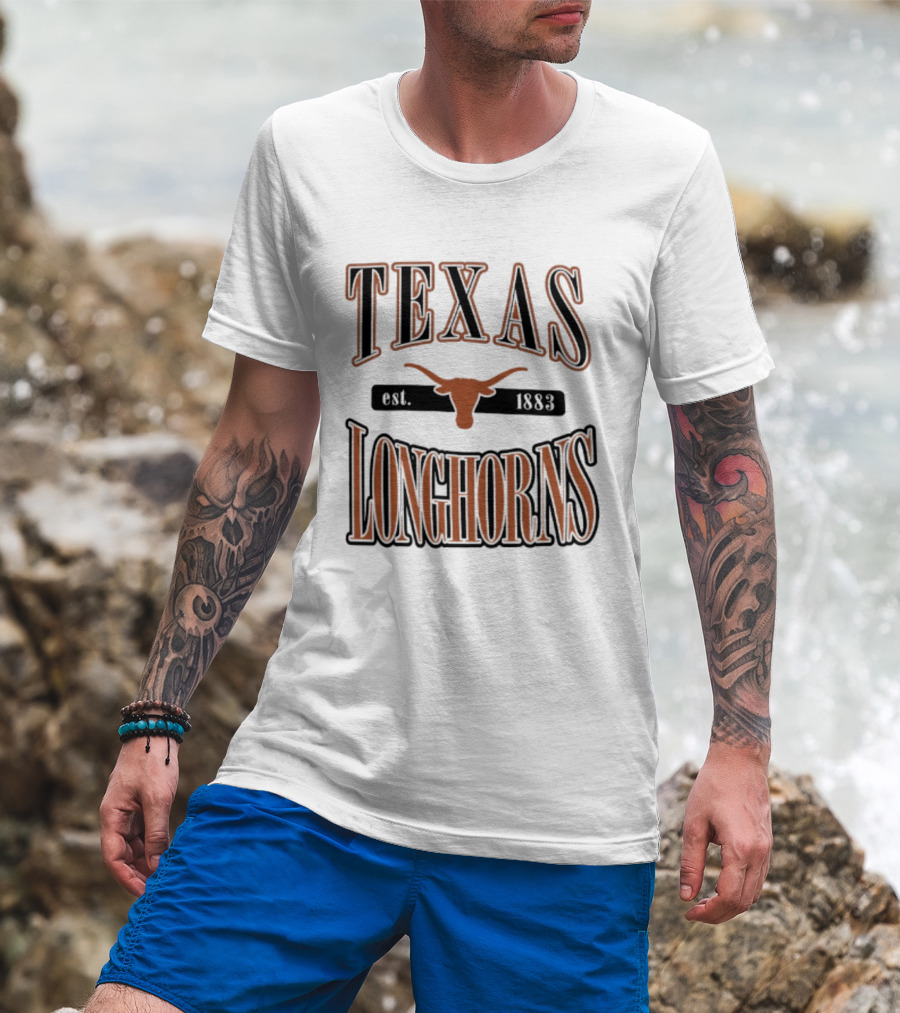 Texas Longhorns Est 1883 Vintage Team Spirit T-Shirt
