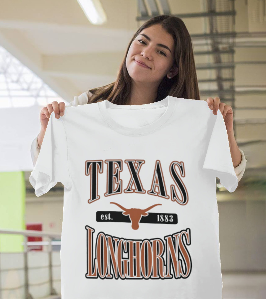 Texas Longhorns Est 1883 Vintage Team Spirit T-Shirt