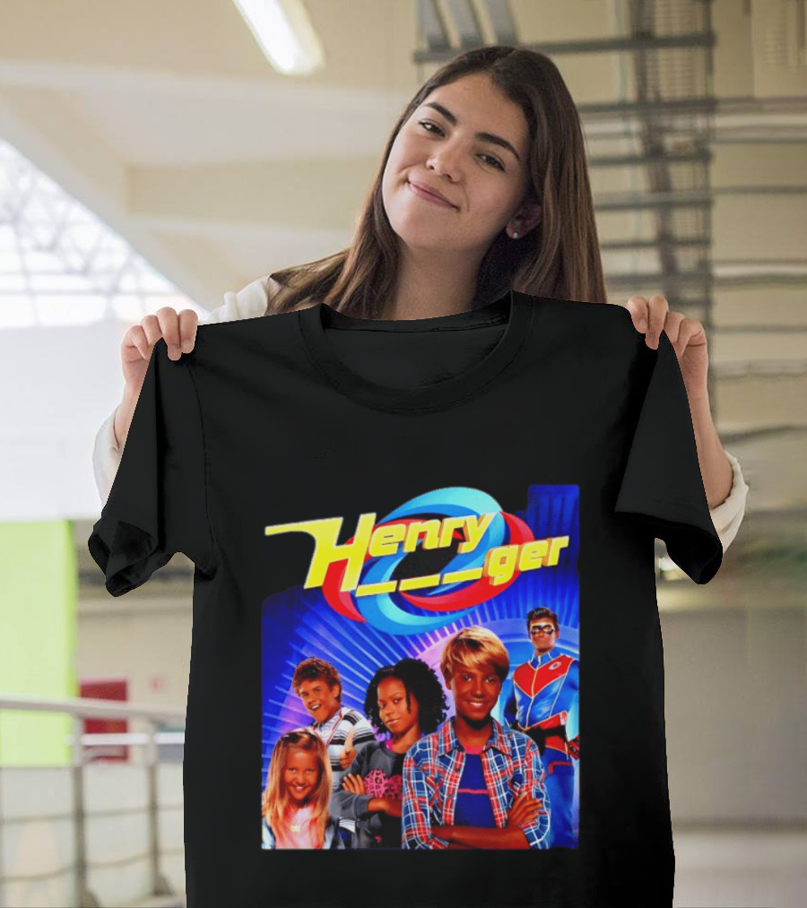 Henry Danger Nickelodeon Kids TV Show Captain Man Superhero Characters T-Shirt