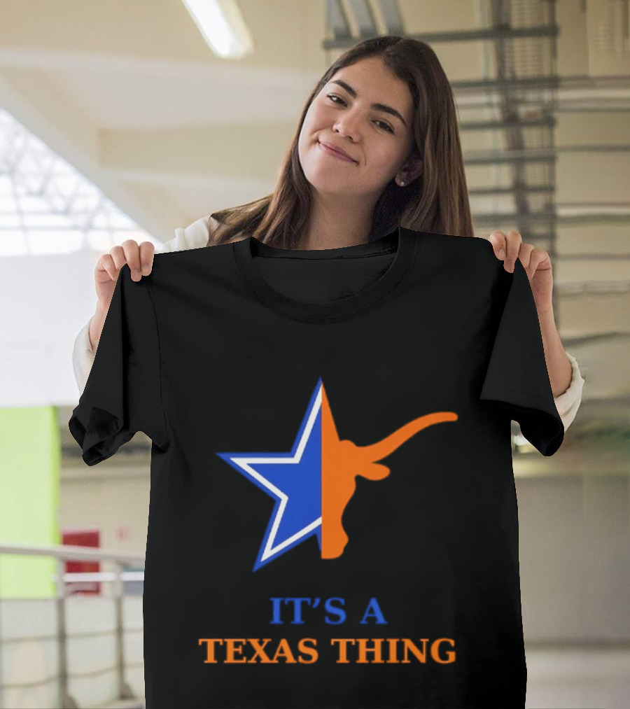 It's A Texas Thing Dallas Cowboys Longhorns Fusion T-Shirt