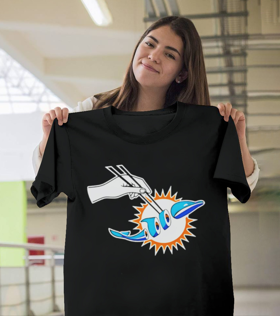 Maxx Crosby Las Vegas Raiders Sushi Miami Dolphin T-Shirt