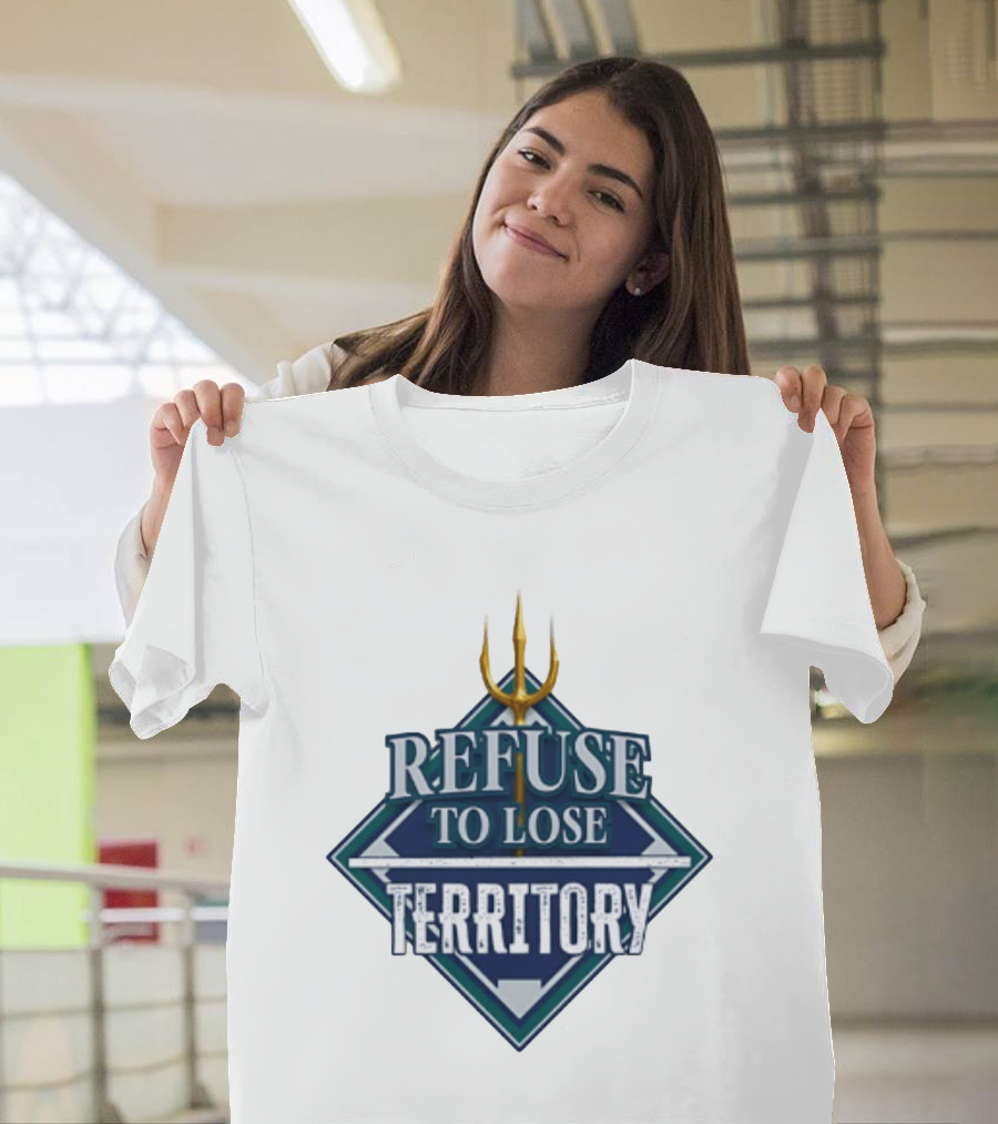 Seattle Seahawks Refuse To Lose Territory Trident T-Shirt