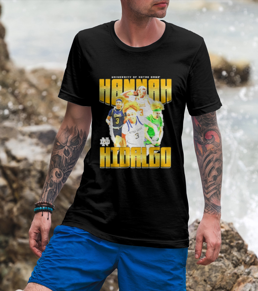 University Of Notre Dame Hannah Hidalgo Ncaa Women's Basketball T-Shirt