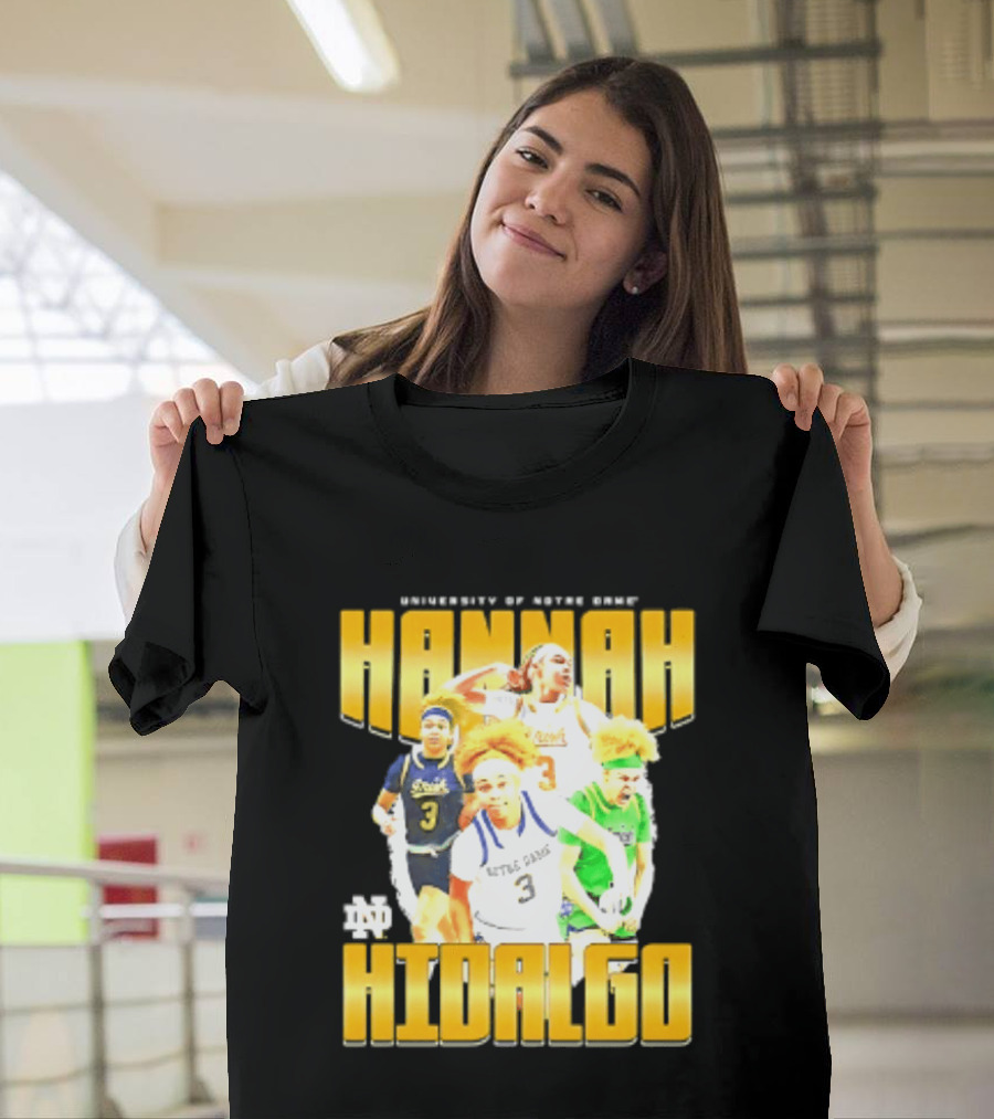 University Of Notre Dame Hannah Hidalgo Ncaa Women's Basketball T-Shirt