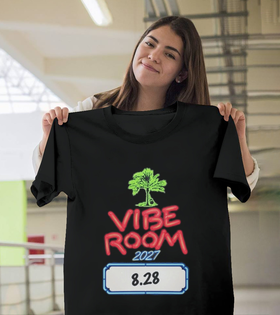 Kenny Chesney Vibe Room 8 28 2027 Tour Date Palm Tree T-Shirt