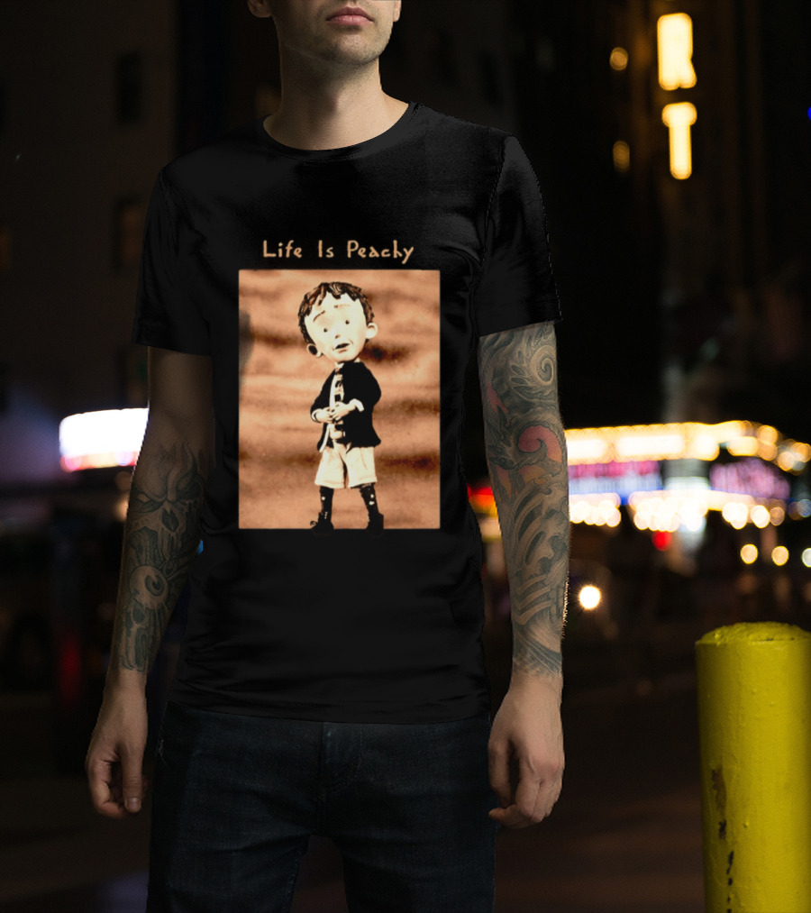 Life Is Peachy Korn Nu Metal Character Jonathan Davis T-Shirt