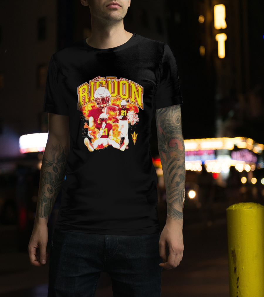 Grayson Rigdon 21 Arizona State Texas Tempe Football Player T-Shirt