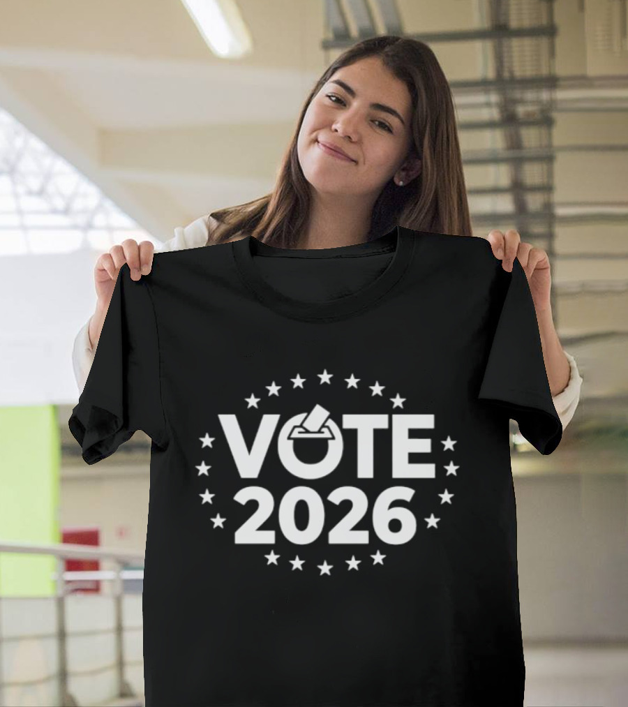 Vote 2026 Election Ballot Democracy Stars T-Shirt