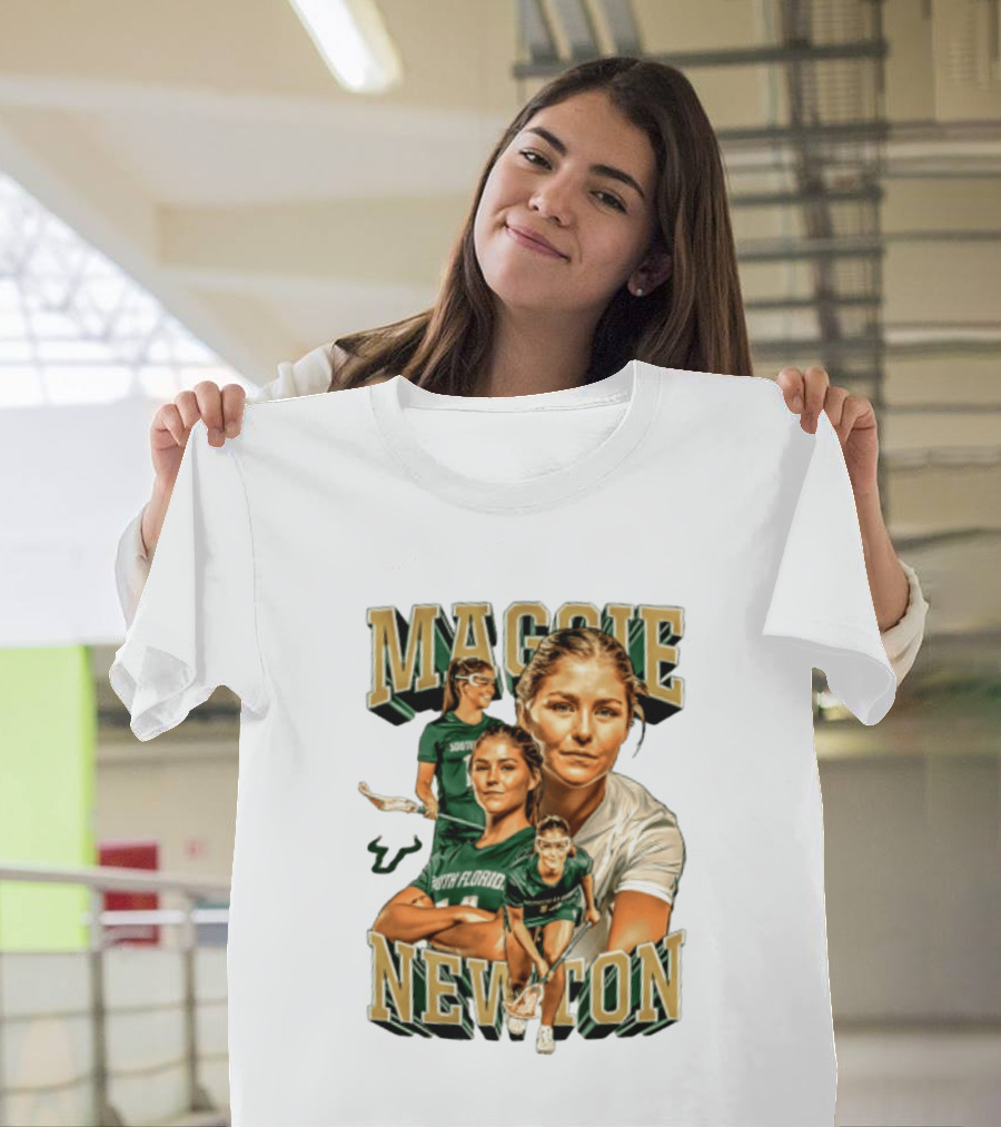 Maggie Newton South Florida Lacrosse Player USF T-Shirt