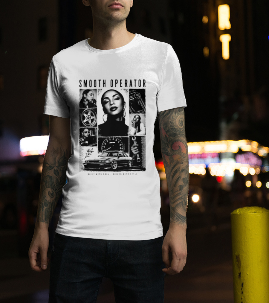 Smooth Operator Built With Soul Driven With Style Vintage Car Icon Retro Look T-Shirt