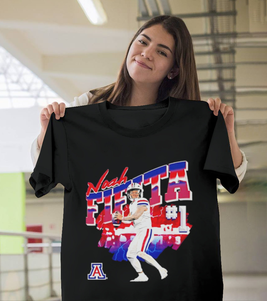 Noah Fifita Arizona Wildcats Number 1 Football Player T-Shirt