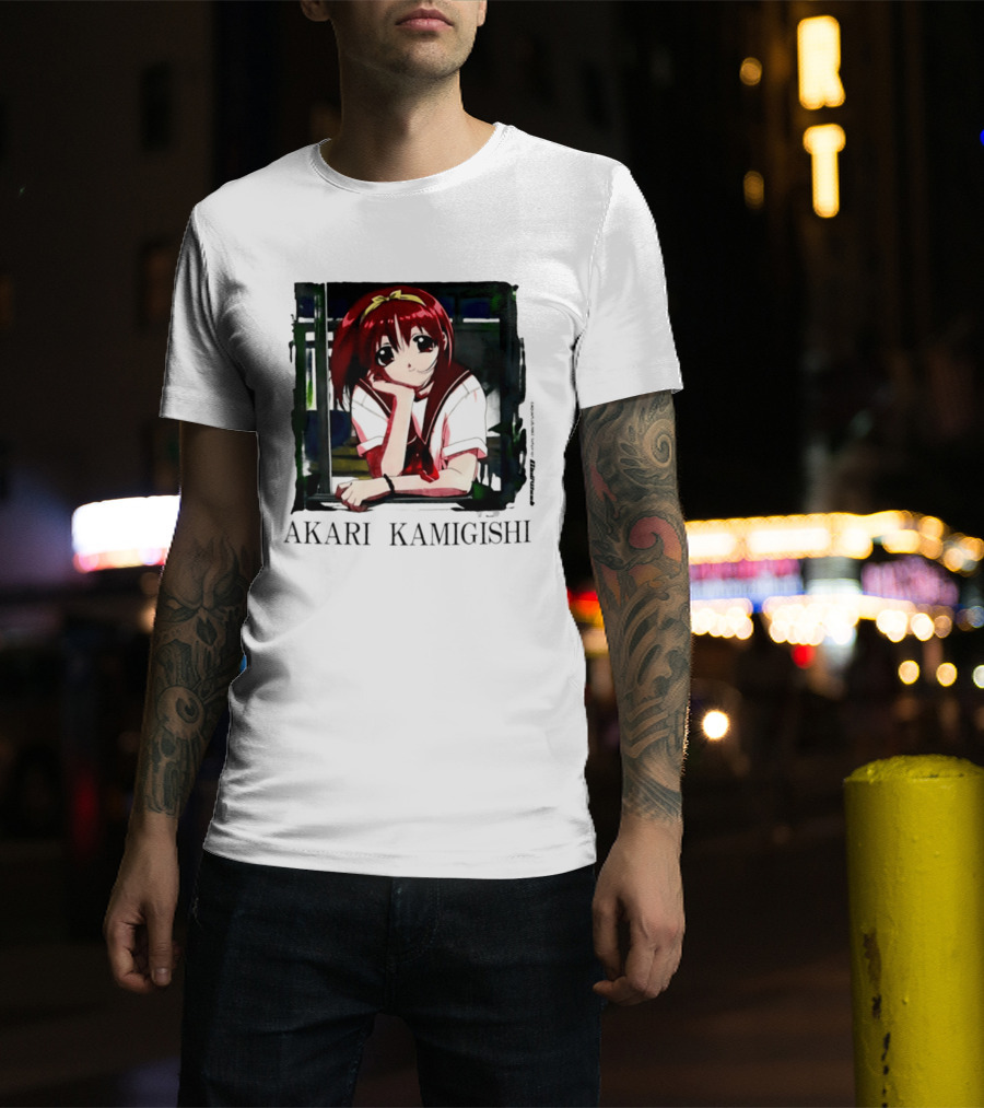 Akari Kamigishi To Heart Anime Character Image T-Shirt