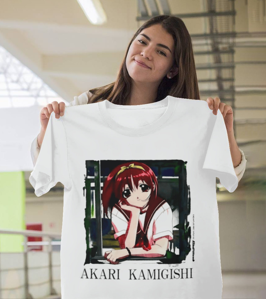 Akari Kamigishi To Heart Anime Character Image T-Shirt