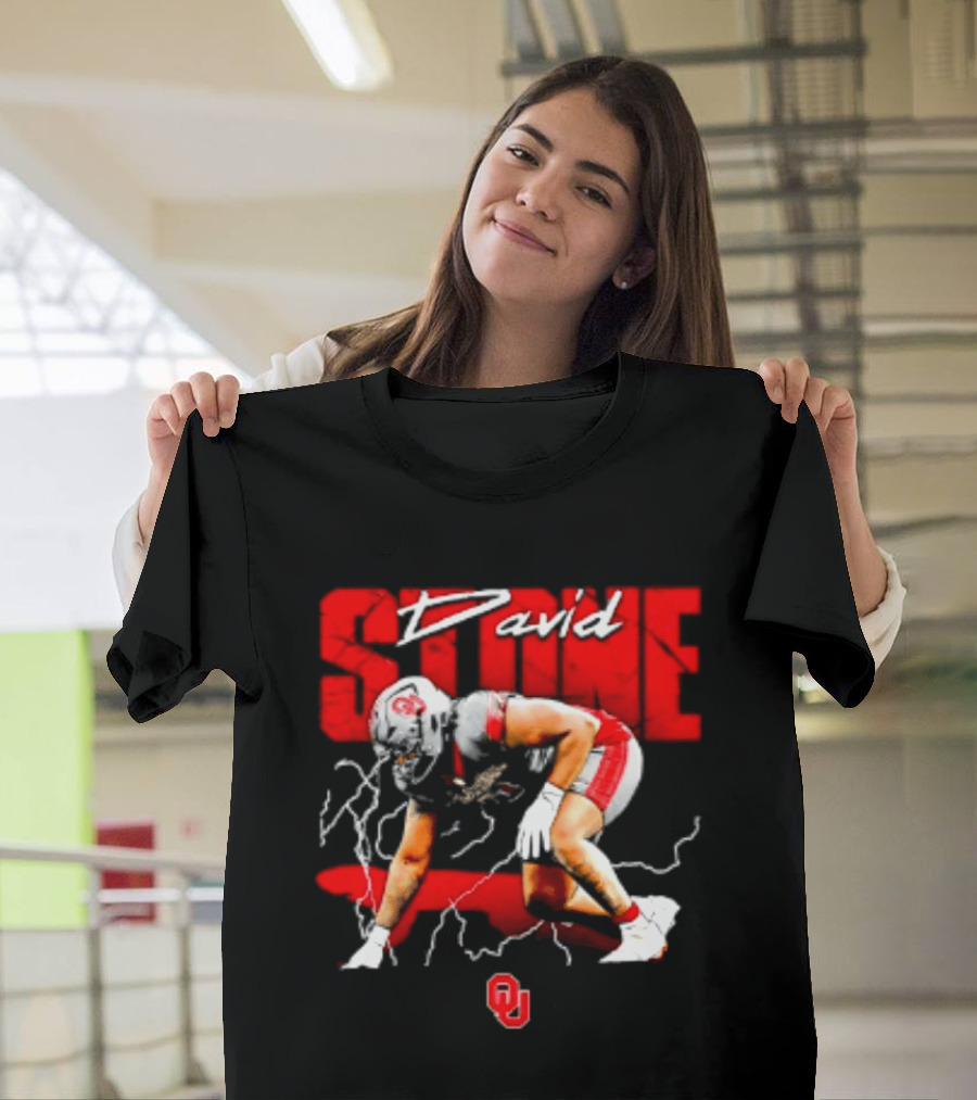 David Stone Oklahoma Sooners NCAA Football T-Shirt
