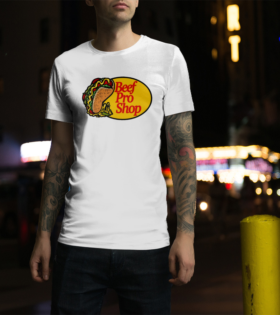 Beef Pro Shop Taco Patch T-Shirt