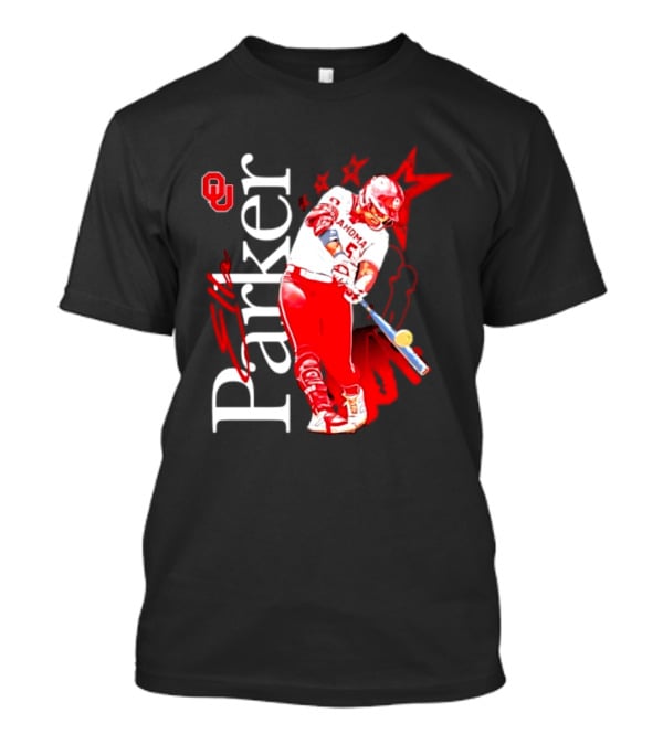 Oklahoma Sooners NCAA Softball Parker 5 Sports Fan Gear T-Shirt