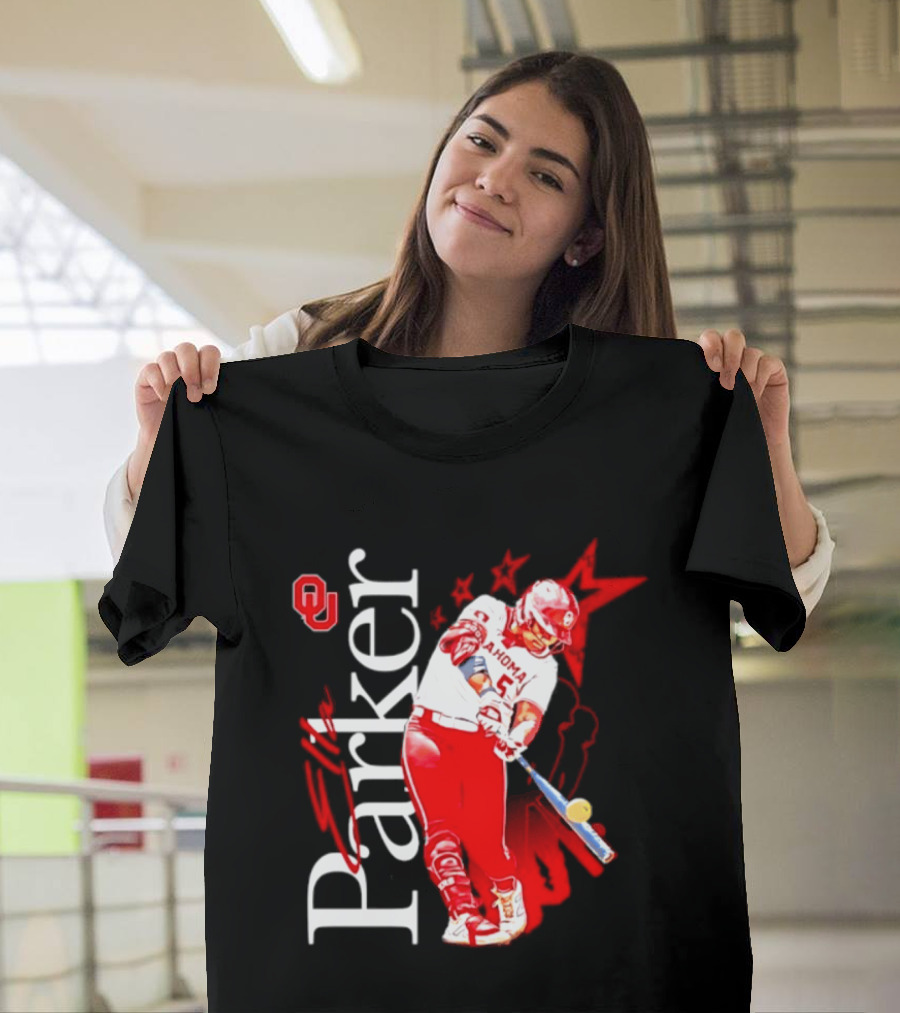 Oklahoma Sooners NCAA Softball Parker 5 Sports Fan Gear T-Shirt