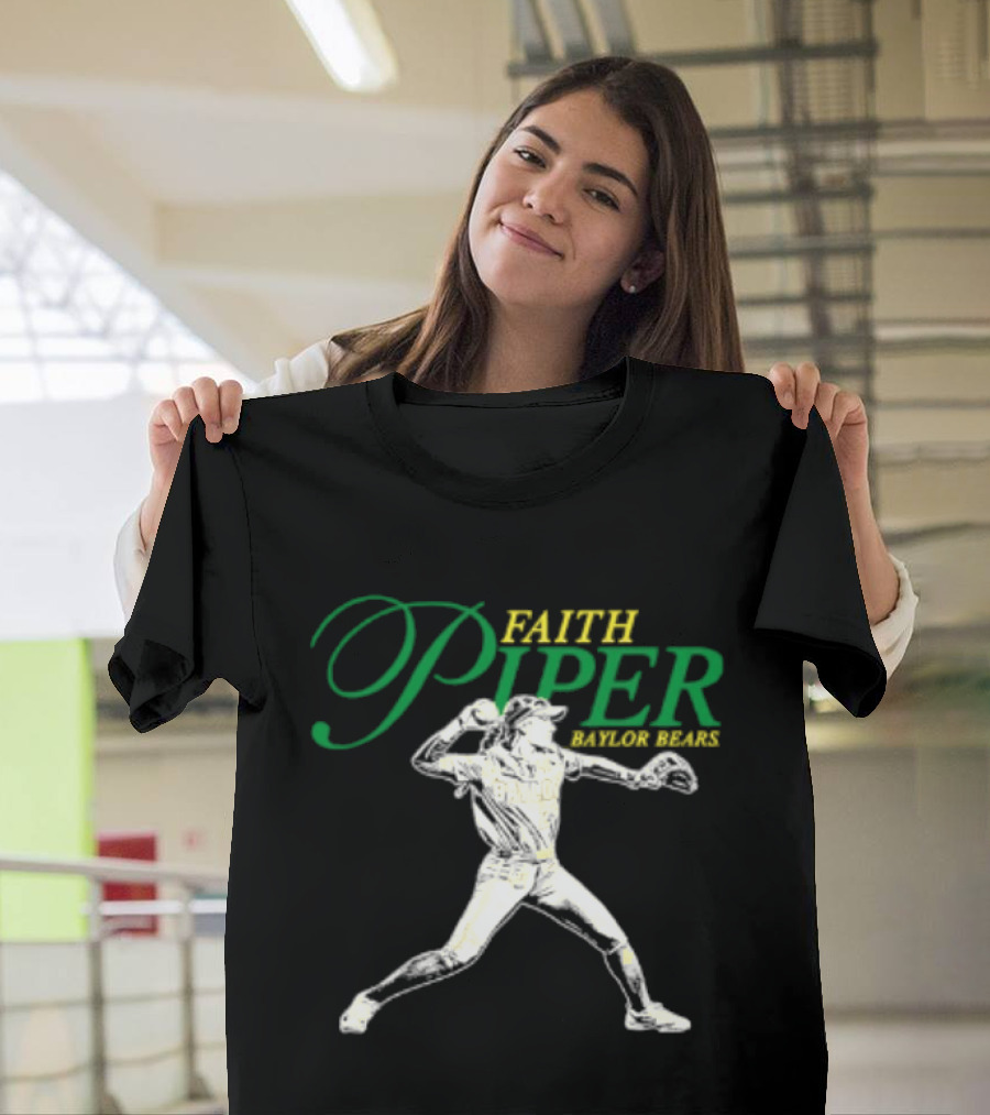 Faith Piper 26 Baylor Bears NCAA Softball Player T-Shirt