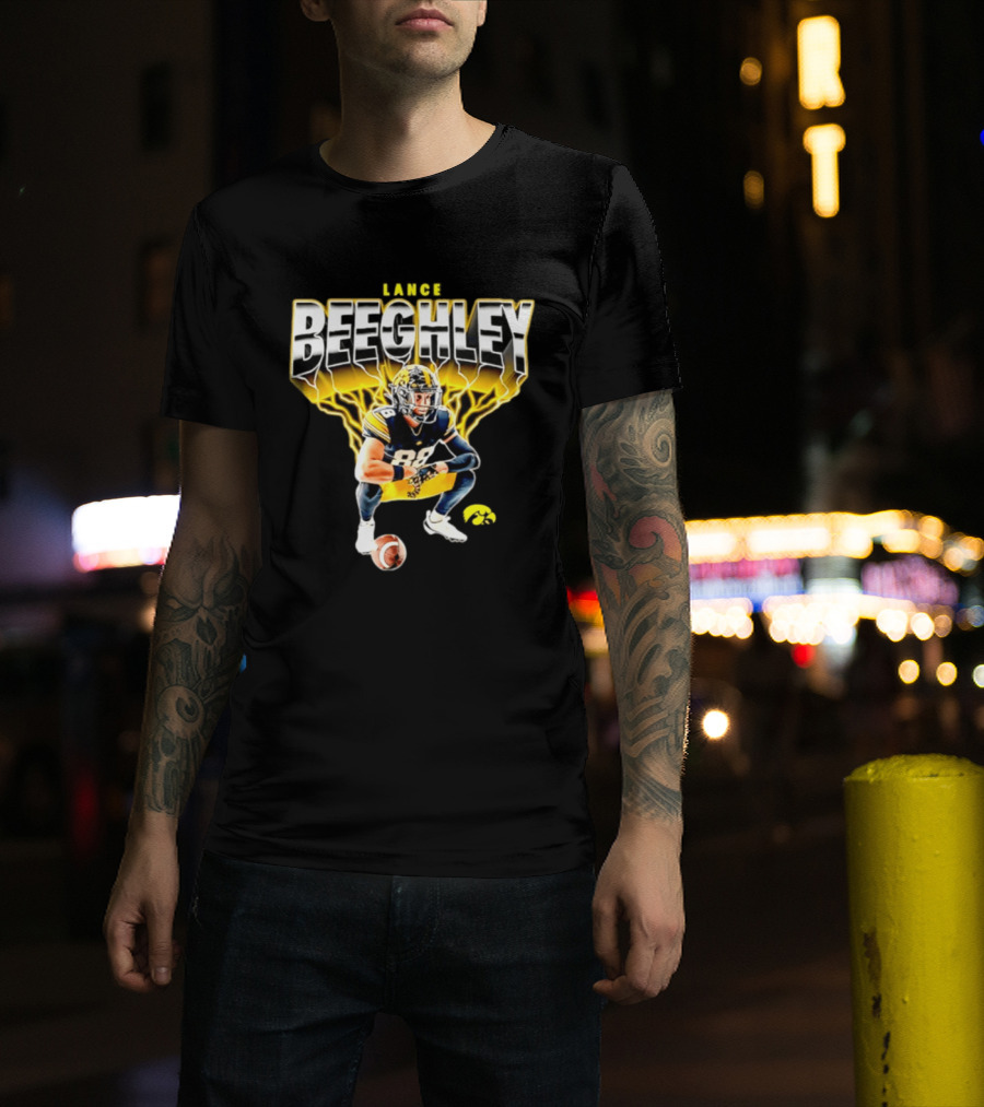 Lance Beeghley Iowa Hawkeyes Football Player Dynamic Sports T-Shirt