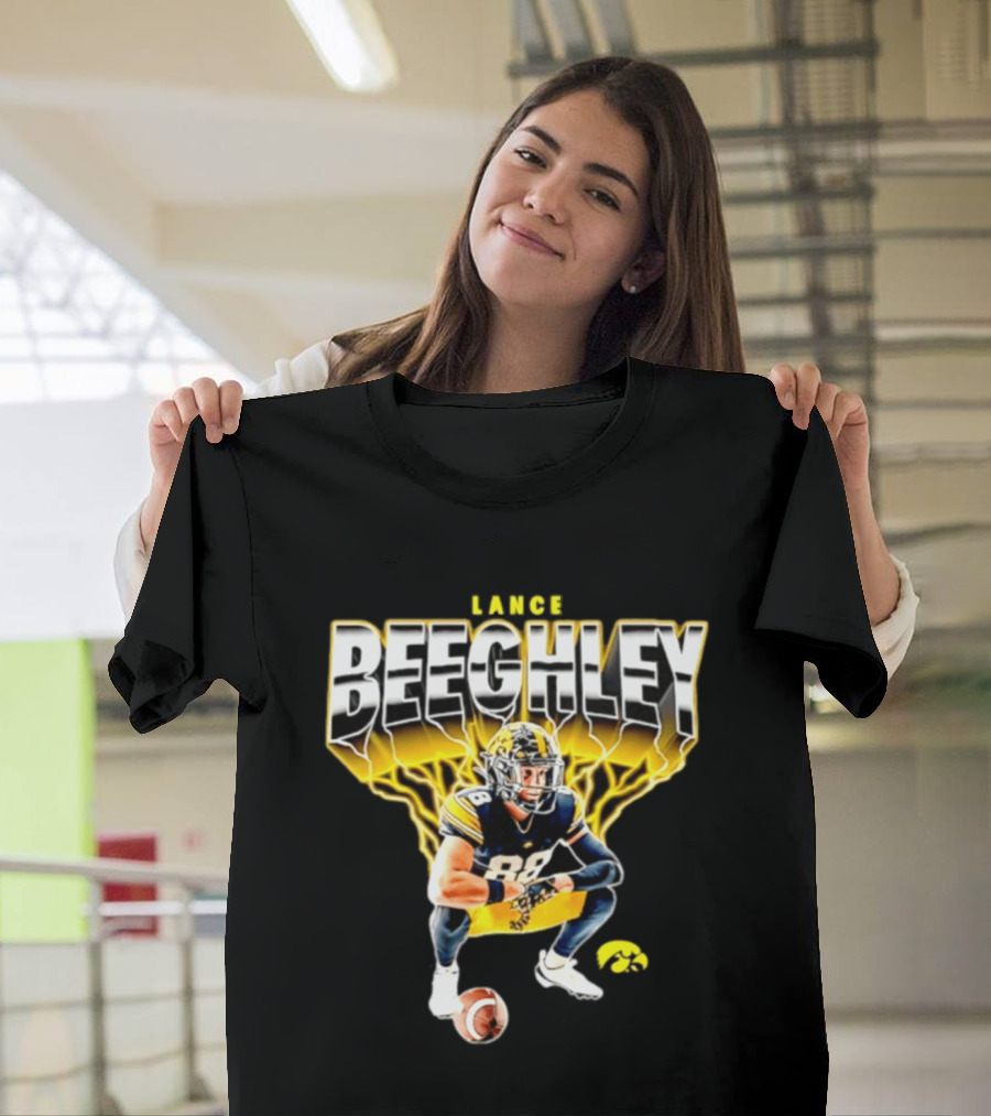 Lance Beeghley Iowa Hawkeyes Football Player Dynamic Sports T-Shirt