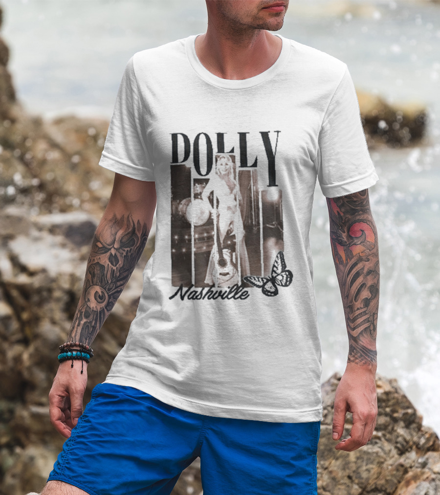 Dolly Parton Nashville Country Music Icon Microphone T-Shirt