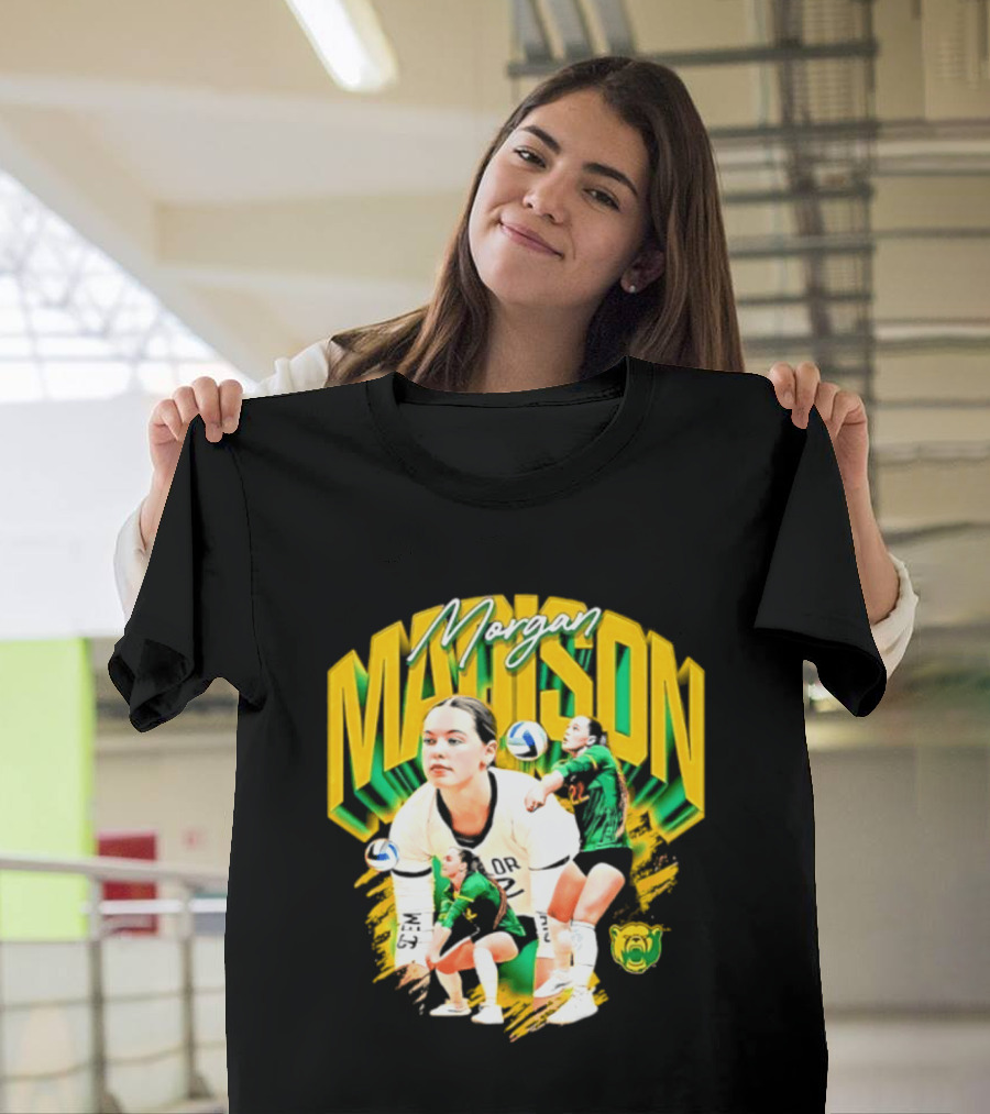 Morgan Madison Baylor Bears Volleyball NCAA Player Action And Team Spirit T-Shirt
