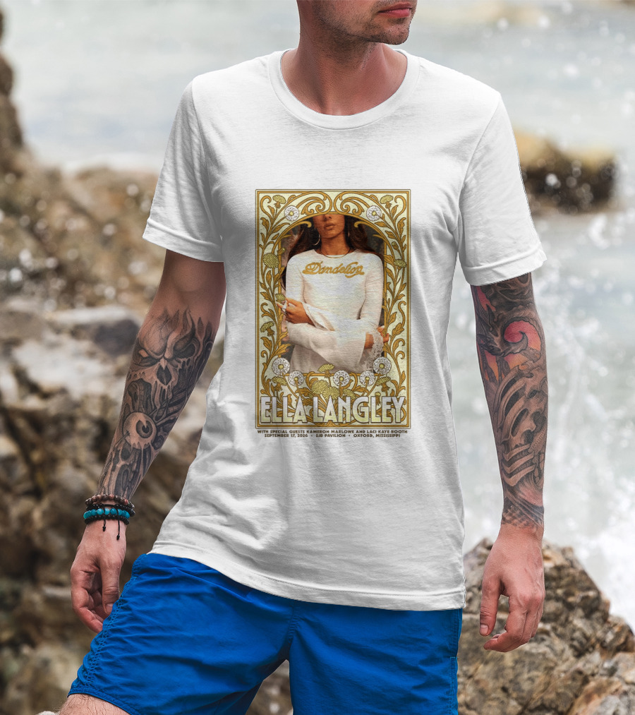 Ella Langley Dandelion Oxford Mississippi Concert September 17 2026 SJB Pavilion T-Shirt