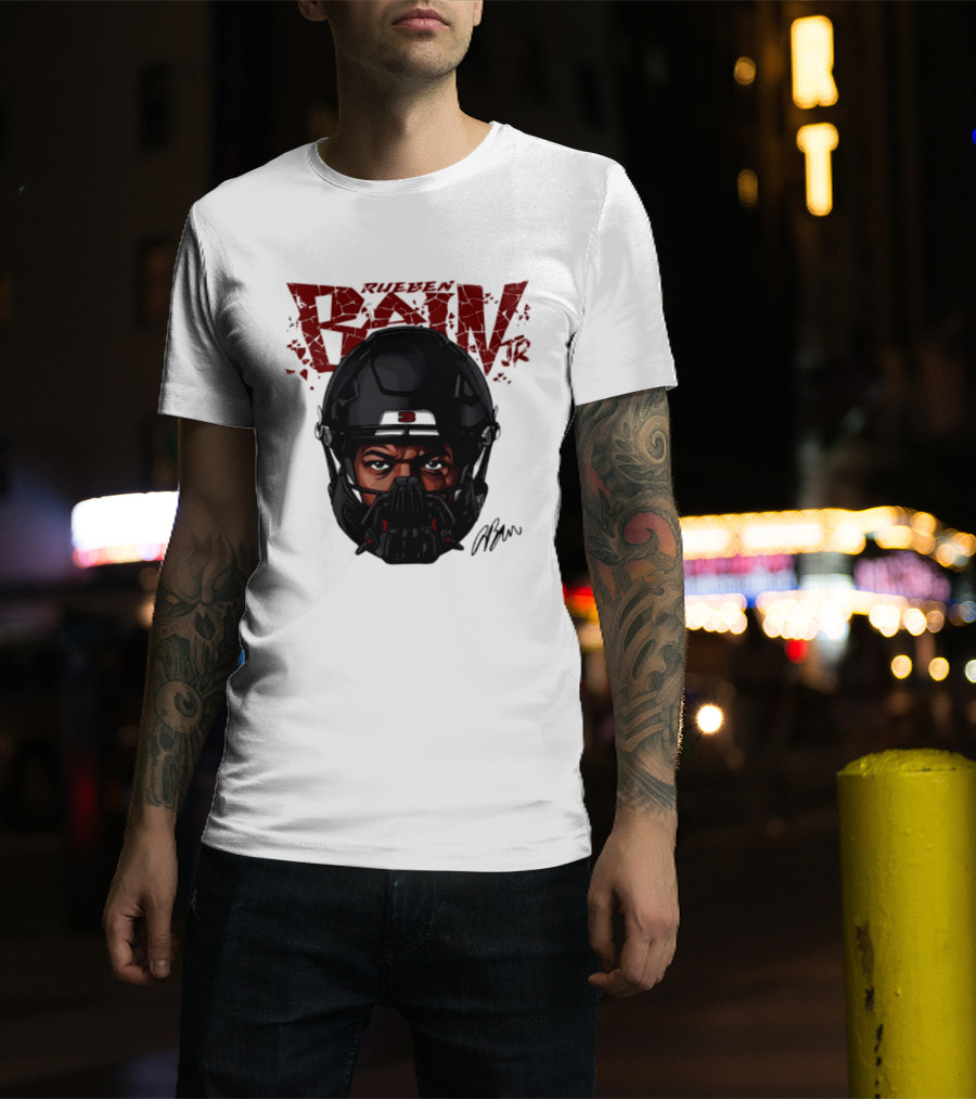 Rueben Bain Jr. Big Head Mask Tampa Bay Buccaneers T-Shirt