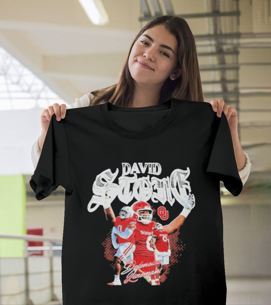 David Stone 0 Oklahoma Sooners Defensive Lineman T-Shirt
