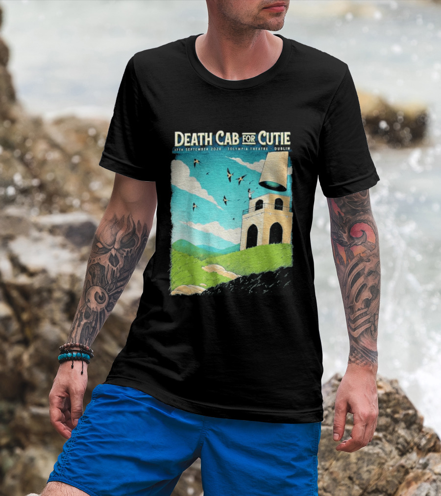 Death Cab For Cutie Olympia Theatre Dublin 17th September 2026 T-Shirt