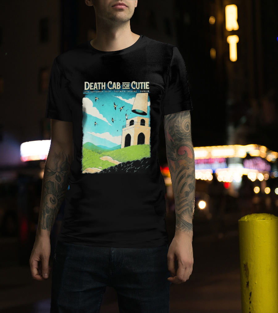Death Cab For Cutie Olympia Theatre Dublin 17th September 2026 T-Shirt