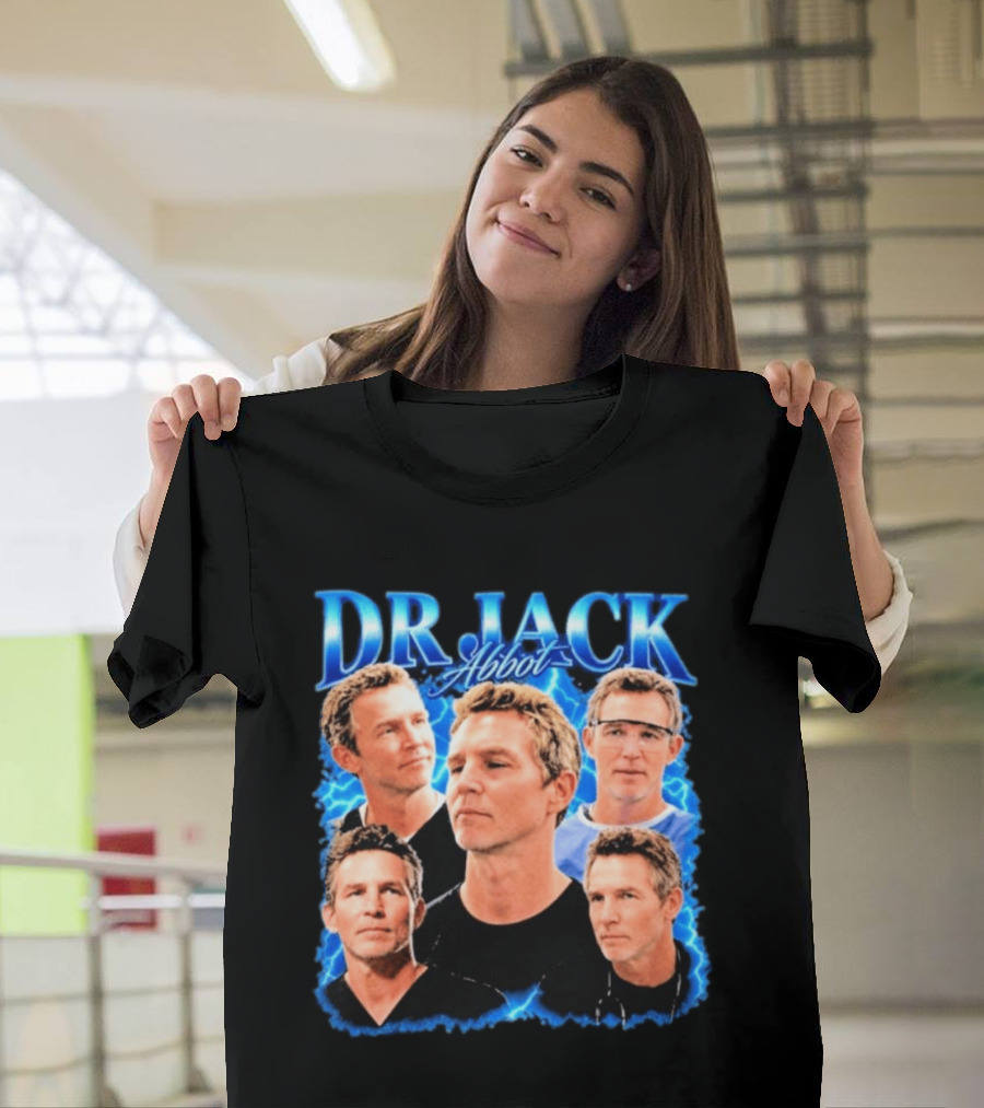 Dr Jack Abbot Multiple Faces Collage T-Shirt
