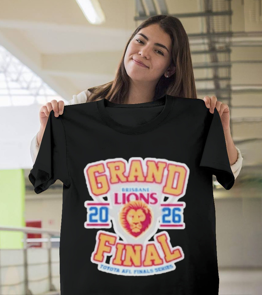 Brisbane Lions 2026 Grand Final Toyota AFL Finals Series T-Shirt
