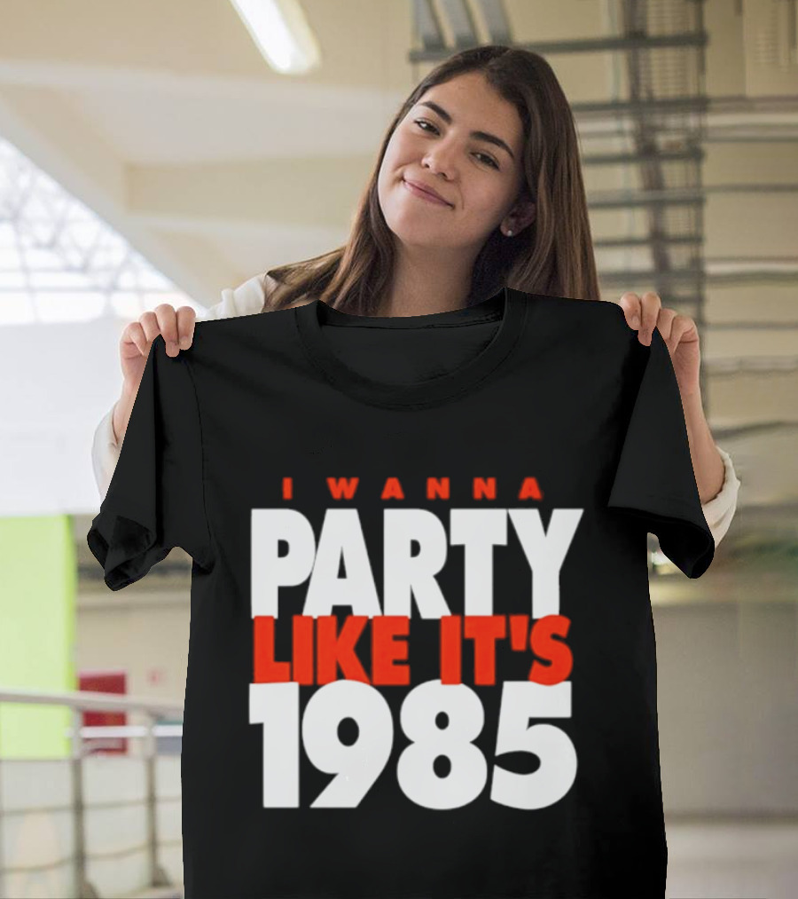 Chicago Bears I Wanna Party Like It's 1985 Retro Nostalgia T-Shirt