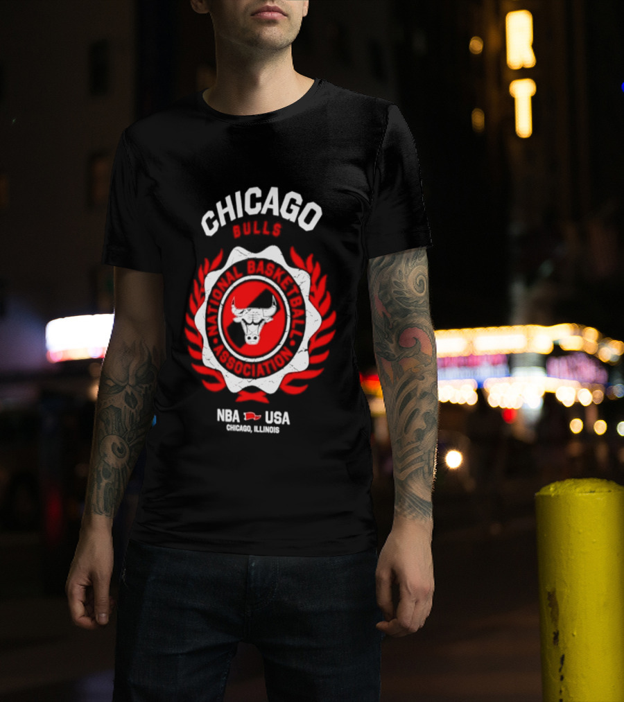 Chicago Bulls NBA USA Central Division Champions Chicago Illinois T-Shirt