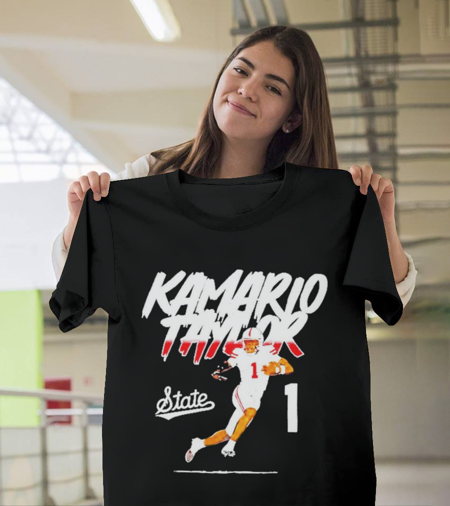 Kamario Taylor State 1 Football Player Bootleg T-Shirt