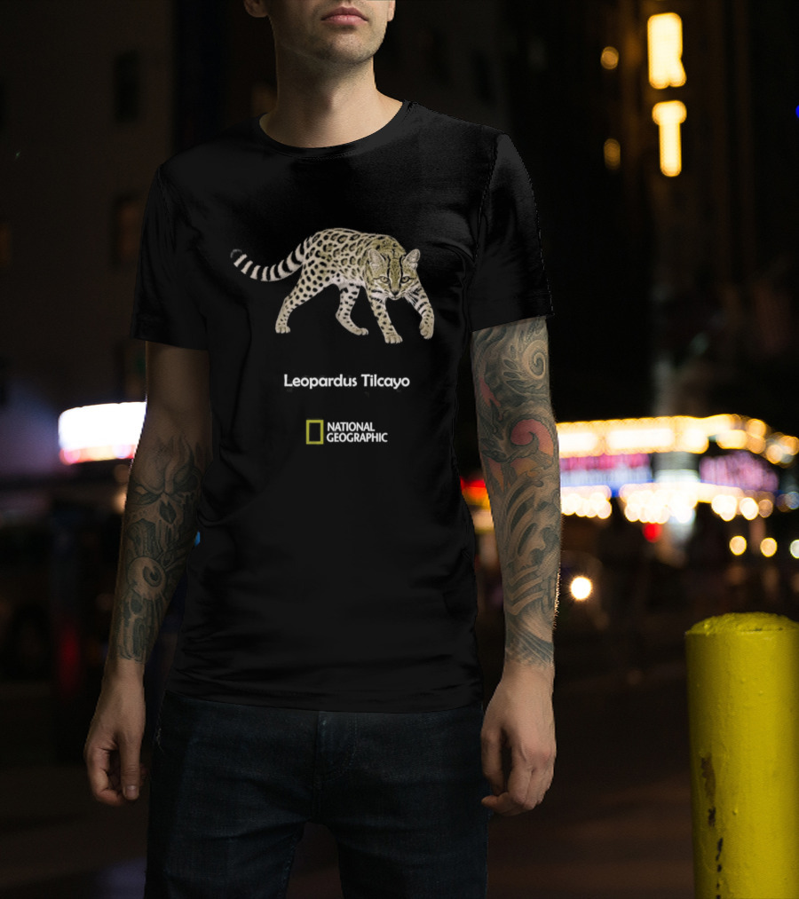 Leopardus Tilcayo National Geographic Wildlife September 2026 Discovery T-Shirt