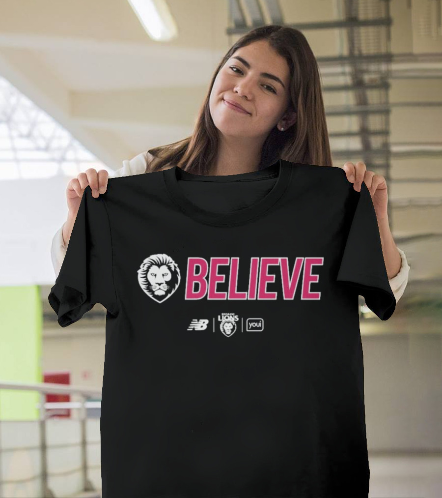 New Balance Lions BELIEVE 2026 Grand Finalist AFL You T-Shirt