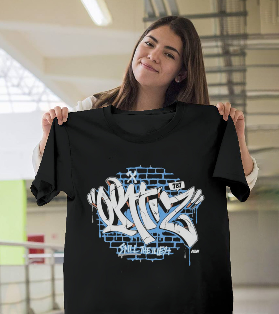 Ortiz Still The Illest Graffiti Style 787 Wall T-Shirt